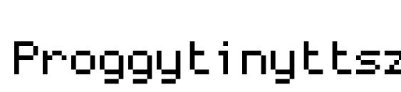 шрифт Proggytinyttsz, бесплатный шрифт Proggytinyttsz, предварительный просмотр шрифта Proggytinyttsz