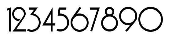 Promenade Font, Number Fonts