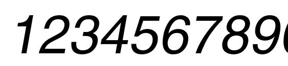 Promtimperial italic Font, Number Fonts