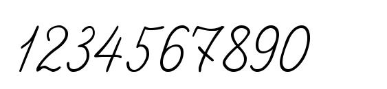 Propisi Font, Number Fonts