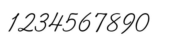 Prose Script SSi Font, Number Fonts