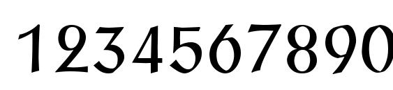 ProseAntique Font, Number Fonts