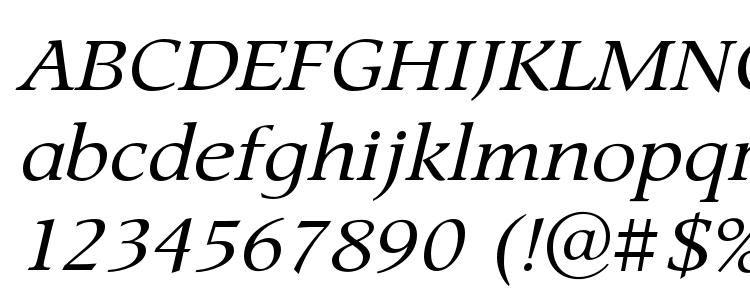 glyphs Prospectc italic font, сharacters Prospectc italic font, symbols Prospectc italic font, character map Prospectc italic font, preview Prospectc italic font, abc Prospectc italic font, Prospectc italic font