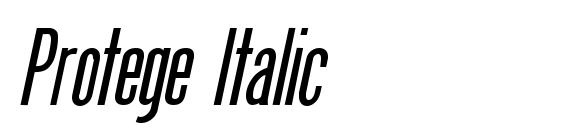 Protege Italic Font