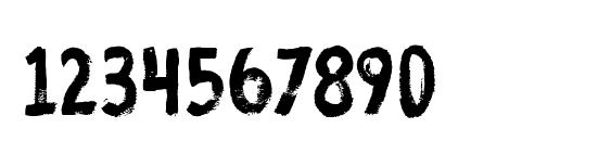 ProtestPaint BB Font, Number Fonts