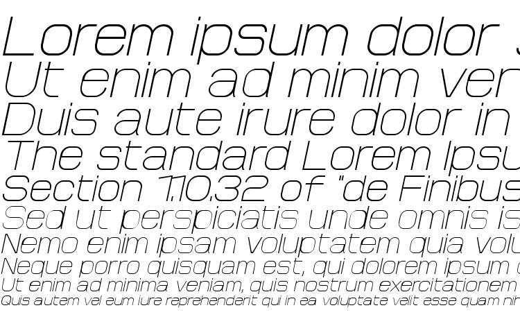specimens ProtoFet LightItalic font, sample ProtoFet LightItalic font, an example of writing ProtoFet LightItalic font, review ProtoFet LightItalic font, preview ProtoFet LightItalic font, ProtoFet LightItalic font