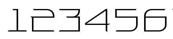 Proun normal Font, Number Fonts