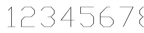 Proxy 5 Font, Number Fonts