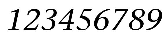 Prudential Italic Font, Number Fonts