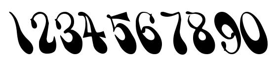 Psychadelic Regular Font, Number Fonts