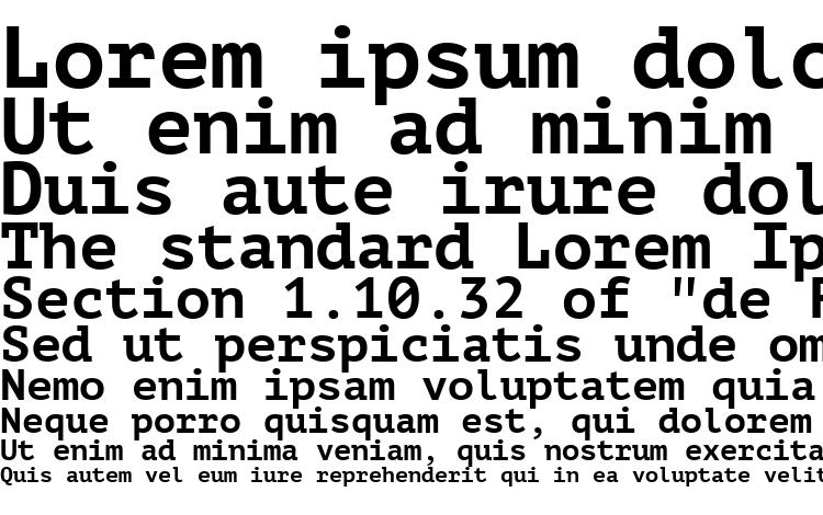 specimens PT Mono Bold font, sample PT Mono Bold font, an example of writing PT Mono Bold font, review PT Mono Bold font, preview PT Mono Bold font, PT Mono Bold font