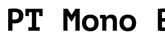 Шрифт PT Mono Bold