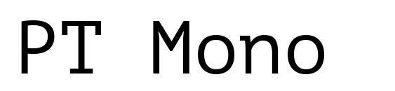 Шрифт PT Mono