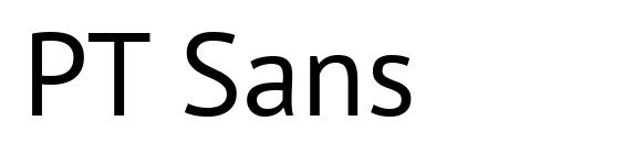 Шрифт PT Sans