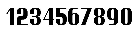 Ptarmigan Condensed Font, Number Fonts