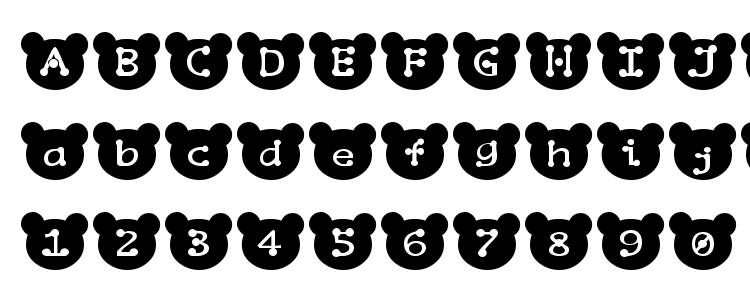 glyphs puchan font, сharacters puchan font, symbols puchan font, character map puchan font, preview puchan font, abc puchan font, puchan font