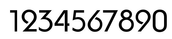 Puente Light Regular Font, Number Fonts