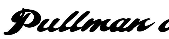 Pullman demo font, free Pullman demo font, preview Pullman demo font