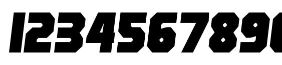 Pulp Fiction M54 Курсив Font, Number Fonts