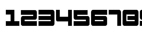 Pulse Rifle Condensed Font, Number Fonts