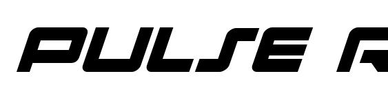 Pulse Rifle Italic Font