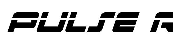 Pulse Rifle Laser Italic Font