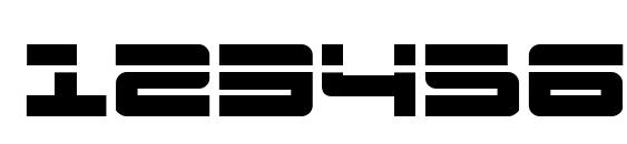 Pulse Rifle Laser Font, Number Fonts