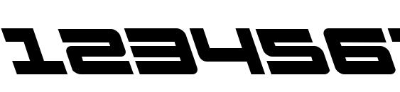 Pulse Rifle Leftalic Font, Number Fonts