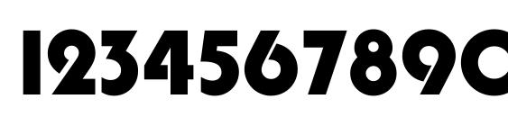 Pump Demi Bold LET Plain.1.0 Font, Number Fonts