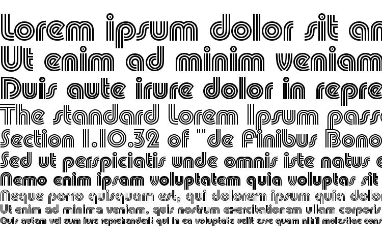 specimens PumpTriD font, sample PumpTriD font, an example of writing PumpTriD font, review PumpTriD font, preview PumpTriD font, PumpTriD font