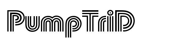 PumpTriD Font