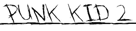 Punk kid 2 font, free Punk kid 2 font, preview Punk kid 2 font