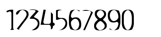 Pure circuitcap Font, Number Fonts