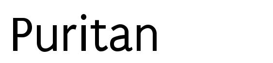 Puritan font, free Puritan font, preview Puritan font