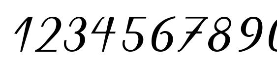 Puritas LT Bold Italic Font, Number Fonts