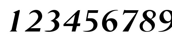 Purloin Bold Italic Font, Number Fonts