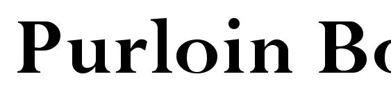 Purloin Bold font, free Purloin Bold font, preview Purloin Bold font