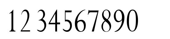 PurloinCondensed Regular Font, Number Fonts