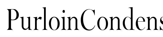 PurloinCondensed Regular font, free PurloinCondensed Regular font, preview PurloinCondensed Regular font