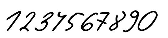Pushkin Font, Number Fonts