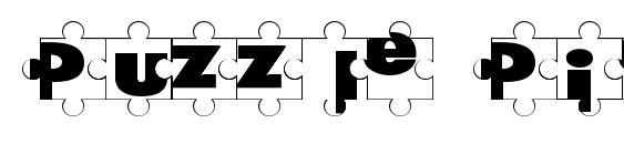 Puzzle Pieces font, free Puzzle Pieces font, preview Puzzle Pieces font