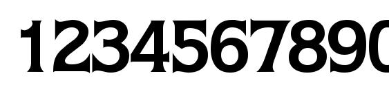 Q853 Flare Bold Font, Number Fonts