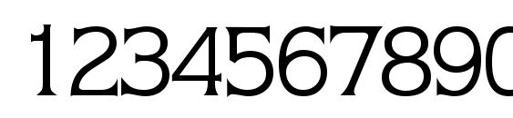Q853 Flare Regular Font, Number Fonts