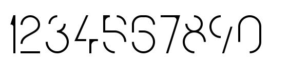 QG Font, Number Fonts