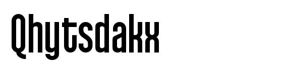 Qhytsdakx font, free Qhytsdakx font, preview Qhytsdakx font