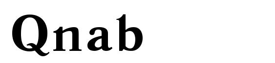 Qnab font, free Qnab font, preview Qnab font