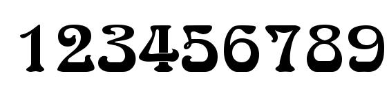 Qtarnieb regular Font, Number Fonts