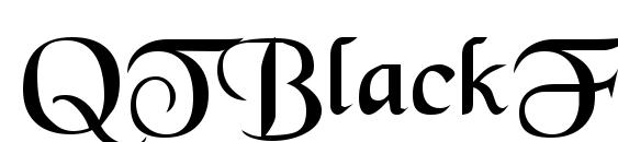 QTBlackForest Regular font, free QTBlackForest Regular font, preview QTBlackForest Regular font