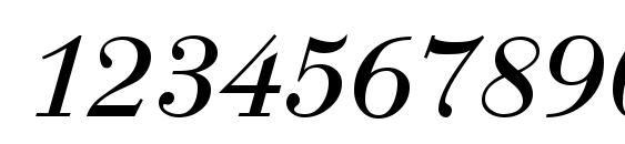Qtbodini italic Font, Number Fonts