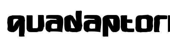шрифт QuadaptorInk, бесплатный шрифт QuadaptorInk, предварительный просмотр шрифта QuadaptorInk